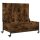 vidaXL Couchtisch mit Rollen R&auml;uchereiche 91x55x34 cm Holzwerkstoff