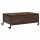 vidaXL Couchtisch mit Rollen Braun Eiche 91x55x34 cm Holzwerkstoff