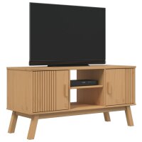 vidaXL TV-Schrank OLDEN Braun 114x43x57 cm Massivholz Kiefer