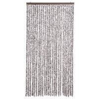 vidaXL Fliegenvorhang Braun und Beige 100x200 cm Chenille