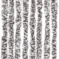 vidaXL Fliegenvorhang Braun und Beige 100x200 cm Chenille