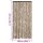 vidaXL Fliegenvorhang Beige und Braun 100x230 cm Chenille