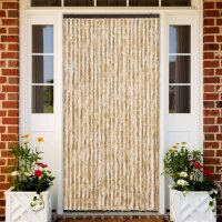 vidaXL Fliegenvorhang Beige 100x230 cm Chenille