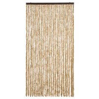 vidaXL Fliegenvorhang Beige 100x230 cm Chenille