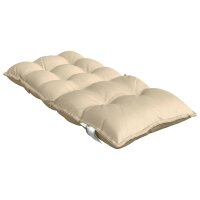 vidaXL Niedriglehner-Auflagen 4 Stk. Beige Oxford-Gewebe