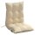 vidaXL Niedriglehner-Auflagen 4 Stk. Beige Oxford-Gewebe