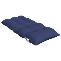 vidaXL Niedriglehner-Auflagen 4 Stk. Marineblau Oxford-Gewebe