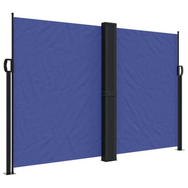 vidaXL Seitenmarkise Ausziehbar Blau 160x1200 cm