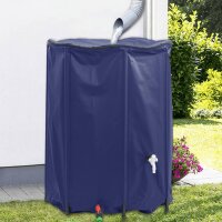 vidaXL Wassertank mit Wasserhahn Faltbar 1350 L PVC