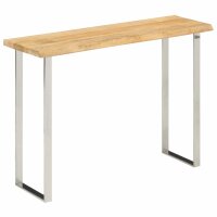 vidaXL Konsolentisch mit Baumkante 105x33x76 cm Massivholz Mango