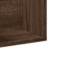 vidaXL Wandschrank Braun Eichen-Optik 75x18x16,5 cm Holzwerkstoff