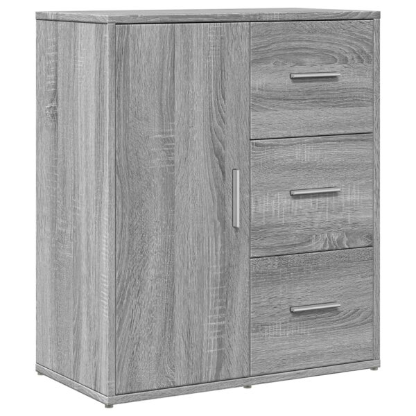 vidaXL Sideboard Grau Sonoma-Eiche 60x31x70 cm Holzwerkstoff