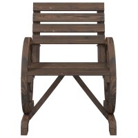 vidaXL Gartenst&uuml;hle 2 Stk. 58x58x78,5 cm Massivholz Tanne