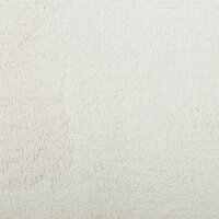 vidaXL Teppich OVIEDO Kurzflor Creme 160x160 cm