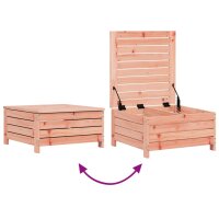 vidaXL Gartenhocker mit Kissen Massivholz Douglasie