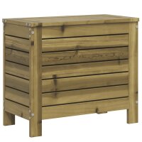 vidaXL Gartenhocker 62x31,5x52 cm Kiefernholz Impr&auml;gniert