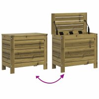 vidaXL Gartenhocker 62x31,5x52 cm Kiefernholz Impr&auml;gniert