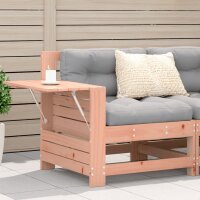 vidaXL Gartensofa mit Armlehne und Kissen Massivholz Douglasie