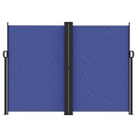 vidaXL Seitenmarkise Ausziehbar Blau 180x600 cm