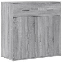 vidaXL Sideboard Grau Sonoma 79x38x80 cm Holzwerkstoff