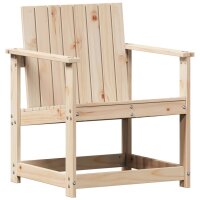 vidaXL 3-tlg. Garten-Lounge-Set Massivholz Kiefer