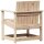 vidaXL 3-tlg. Garten-Lounge-Set Massivholz Kiefer