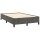 vidaXL Boxspringbett mit Matratze &amp; LED Dunkelgrau 120x190 cm Samt