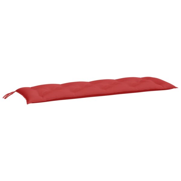 vidaXL Gartenbank-Auflage Rot 150x50x7 cm Oxford-Gewebe