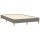 vidaXL Boxspringbett mit Matratze Dunkelgrau 120x190 cm Stoff