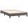 vidaXL Boxspringbett mit Matratze Grau 120x190 cm Kunstleder