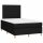 vidaXL Boxspringbett mit Matratze Schwarz 120x190 cm Stoff