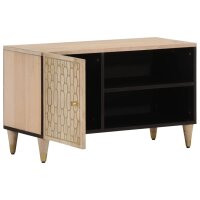 vidaXL TV-Schrank 80x31x46 cm Massivholz Mango