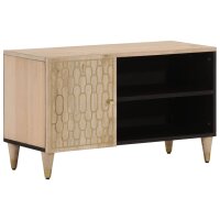 vidaXL TV-Schrank 80x31x46 cm Massivholz Mango