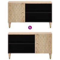 vidaXL TV-Schrank 80x31x46 cm Massivholz Mango