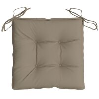 vidaXL Palettenkissen 4 Stk. Taupe 50x50x7 cm Oxford-Gewebe