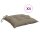 vidaXL Palettenkissen 4 Stk. Taupe 50x50x7 cm Oxford-Gewebe