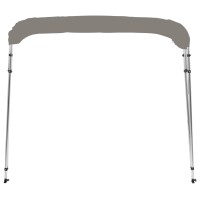 vidaXL 4-Bow Bimini-Top Grau 236x228x127 cm