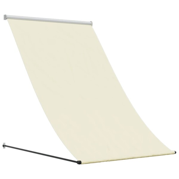 vidaXL Markise Einziehbar Creme 150x150 cm Stoff und Stahl