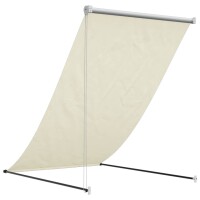 vidaXL Markise Einziehbar Creme 150x150 cm Stoff und Stahl