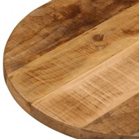 vidaXL Tischplatte 110x50x3,8 cm Oval Raues Massives Mangoholz