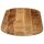 vidaXL Tischplatte 110x50x3,8 cm Oval Raues Massives Mangoholz