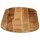 vidaXL Tischplatte 110x40x3,8 cm Oval Raues Massives Mangoholz