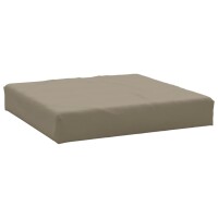 vidaXL Palettenkissen Taupe 60x60x8 cm Oxford-Gewebe