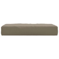 vidaXL Palettenkissen Taupe 60x60x8 cm Oxford-Gewebe