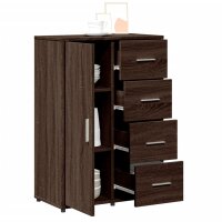 vidaXL Sideboard Braun Eichen-Optik 60x31x84 cm Holzwerkstoff