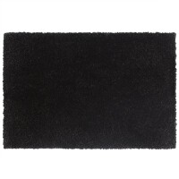 vidaXL Fu&szlig;matte Schwarz 40x60 cm Kokosfaser Getuftet