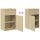 vidaXL Beistellschrank Sonoma-Eiche 56,5x39x90 cm Holzwerkstoff