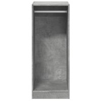 vidaXL Kleiderschrank Betongrau 48x41x102 cm Holzwerkstoff