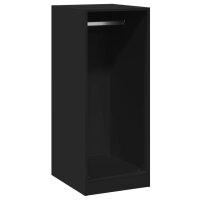 vidaXL Kleiderschrank Schwarz 48x41x102 cm Holzwerkstoff