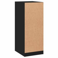 vidaXL Kleiderschrank Schwarz 48x41x102 cm Holzwerkstoff